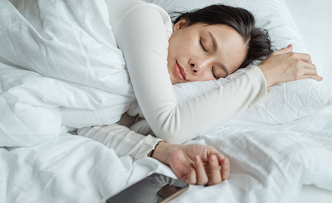 日中でもぐっすり眠れる